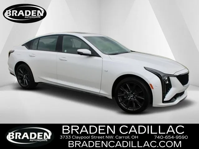 White 2025 Cadillac CT5 Sport for sale in Carroll, OH