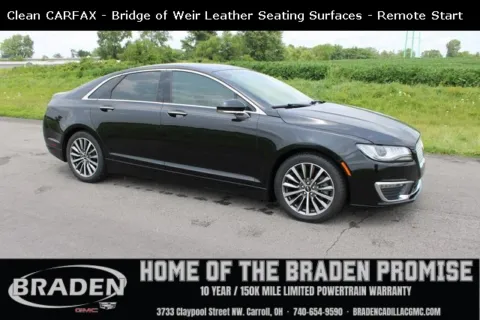 Black 2019 Lincoln MKZ Reserve for sale in Carroll, OH
