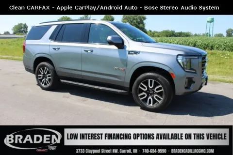 Gray 2022 GMC Yukon AT4 for sale in Carroll, OH