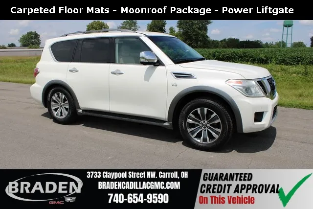 White 2017 Nissan Armada SL for sale in Carroll, OH