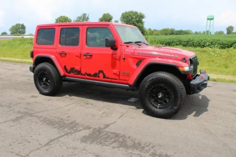 Red 2021 Jeep Wrangler Unlimited Rubicon for sale in Carroll, OH