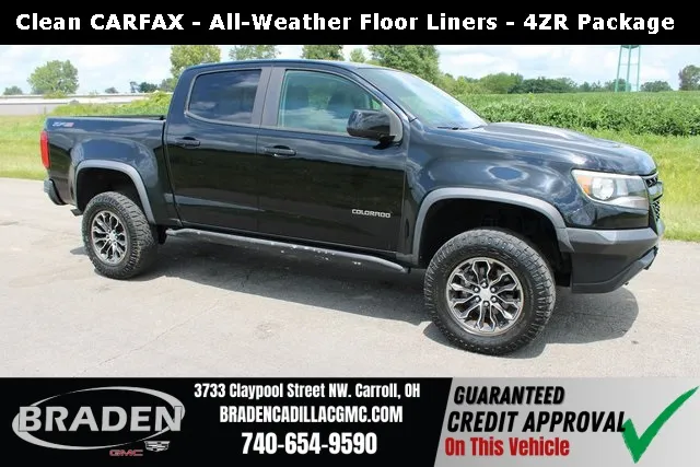 Black 2017 Chevrolet Colorado ZR2 for sale in Carroll, OH