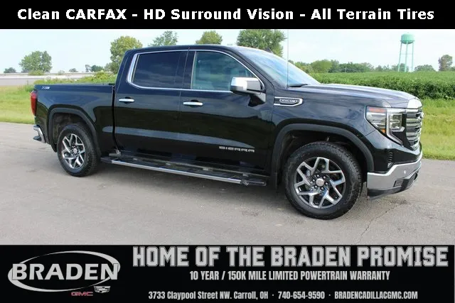Black 2024 GMC Sierra 1500 SLT for sale in Carroll, OH