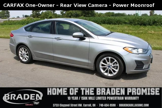 Silver 2020 Ford Fusion SE for sale in Carroll, OH