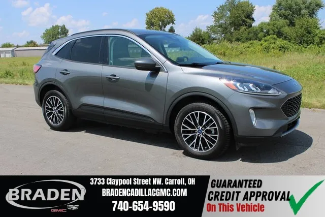 Gray 2022 Ford Escape Plug-In Hybrid SEL for sale in Carroll, OH