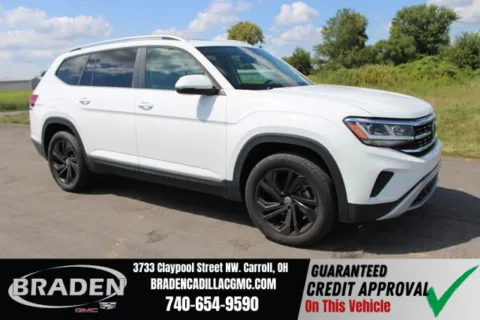 White 2021 Volkswagen Atlas SEL for sale in Carroll, OH