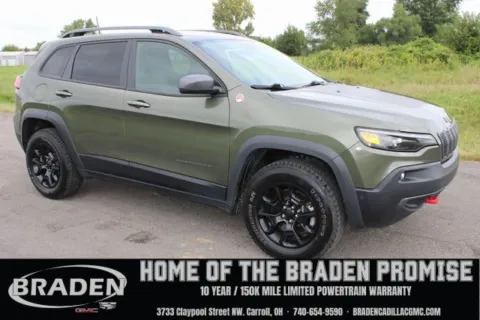 Green 2021 Jeep Cherokee Trailhawk for sale in Carroll, OH