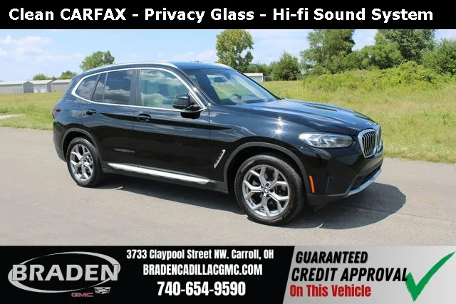 Black 2023 BMW X3 xDrive30i for sale in Carroll, OH
