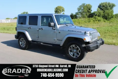 Silver 2013 Jeep Wrangler Unlimited Rubicon for sale in Carroll, OH