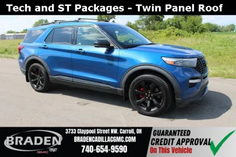 Blue 2021 Ford Explorer ST for sale in Carroll, OH