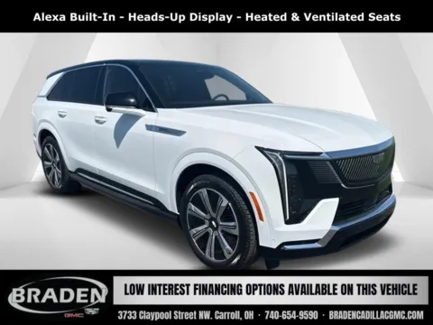 White 2025 Cadillac Escalade IQ Luxury 1 for sale in Carroll, OH