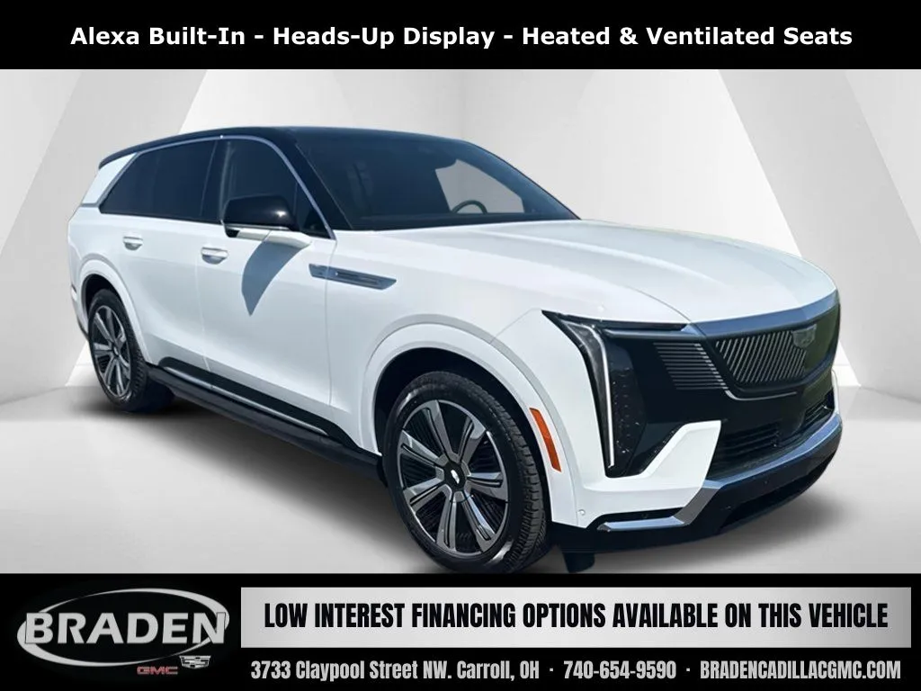 Used 2025 Cadillac Escalade IQ Luxury 1 with VIN 1GYTECKL0SU107420 for sale in Carroll, OH