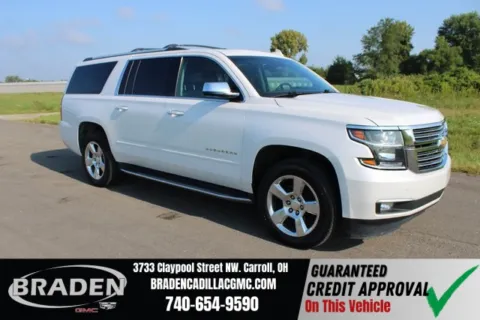 White 2017 Chevrolet Suburban Premier for sale in Carroll, OH