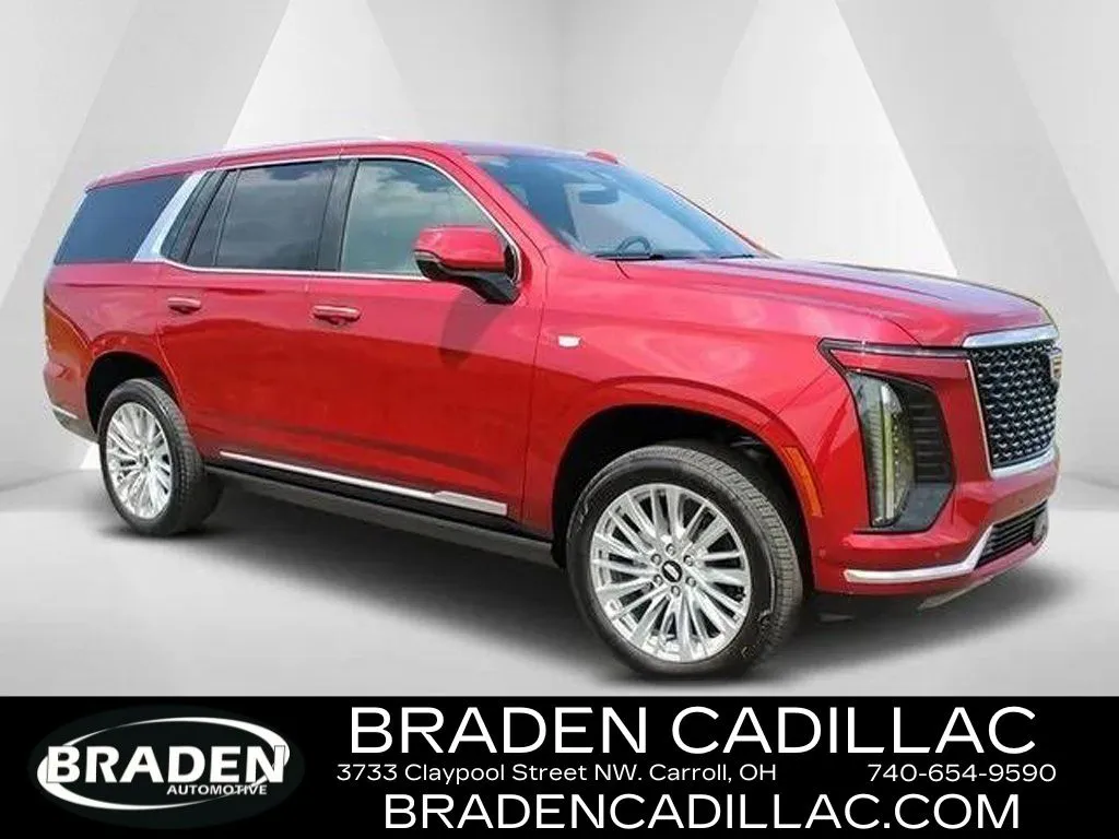 Red 2025 Cadillac Escalade Premium Luxury for sale in Carroll, OH
