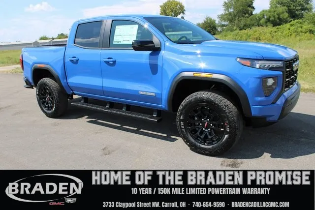 Blue 2026 GMC Canyon Elevation for sale in Carroll, OH
