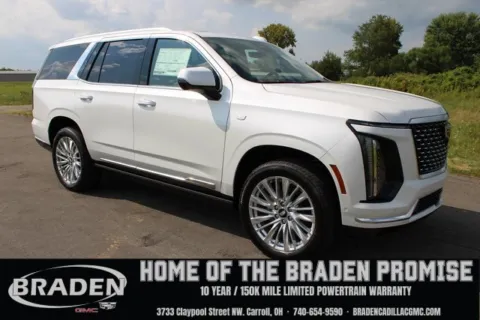 White 2025 Cadillac Escalade Premium Luxury for sale in Carroll, OH