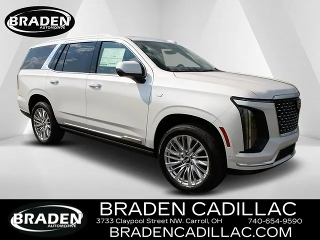 White 2025 Cadillac Escalade Premium Luxury for sale in Carroll, OH