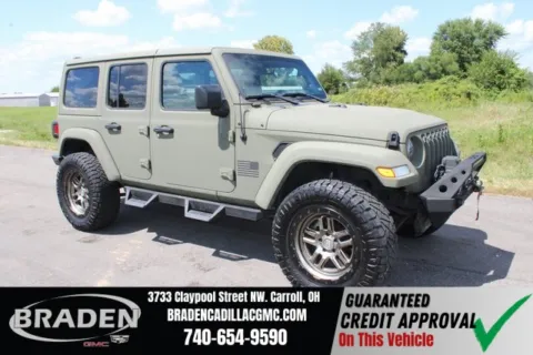 Black 2018 Jeep Wrangler Unlimited Sport S for sale in Carroll, OH