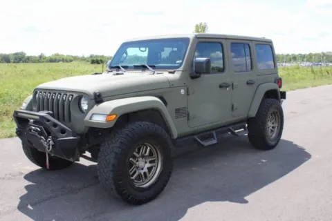 Another view of 2018 Jeep Wrangler Unlimited Sport S for sale in Carroll, OH at Braden Cadillac GMC