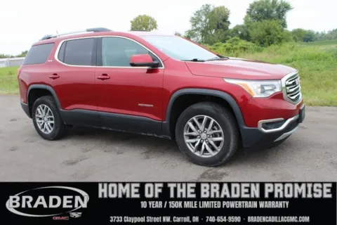 Red 2019 GMC Acadia SLE-2 for sale in Carroll, OH