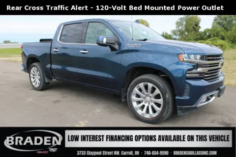 Blue 2019 Chevrolet Silverado 1500 High Country for sale in Carroll, OH
