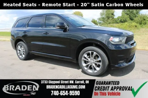 Black 2020 Dodge Durango GT Plus for sale in Carroll, OH