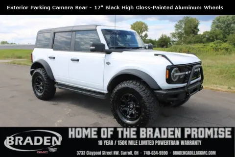 White 2022 Ford Bronco Wildtrak for sale in Carroll, OH
