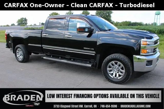 Black 2019 Chevrolet Silverado 3500HD LTZ for sale in Carroll, OH