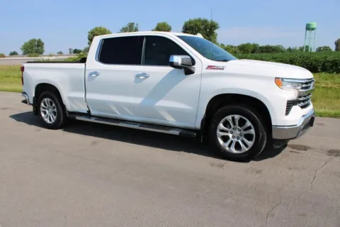 White 2023 Chevrolet Silverado 1500 LTZ for sale in Carroll, OH