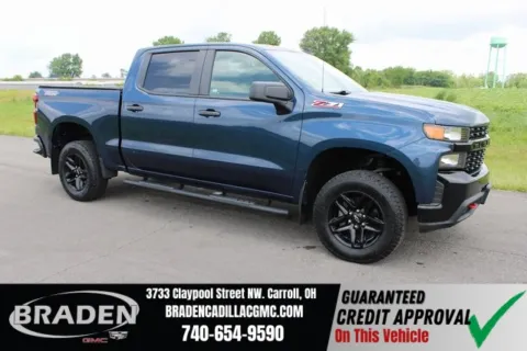 Blue 2021 Chevrolet Silverado 1500 Custom Trail Boss for sale in Carroll, OH