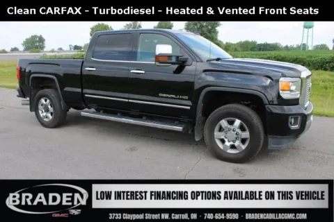 Black 2016 GMC Sierra 3500HD Denali for sale in Carroll, OH
