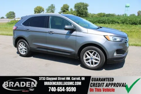 Gray 2021 Ford Edge SEL for sale in Carroll, OH