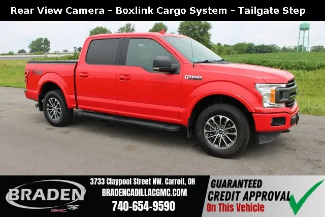 Red 2018 Ford F-150 XLT for sale in Carroll, OH