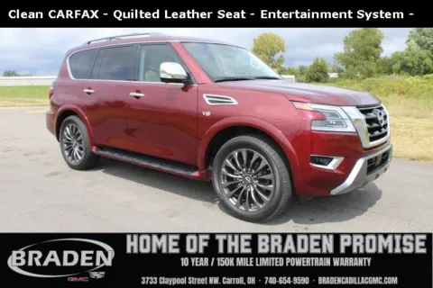 Red 2022 Nissan Armada Platinum for sale in Carroll, OH