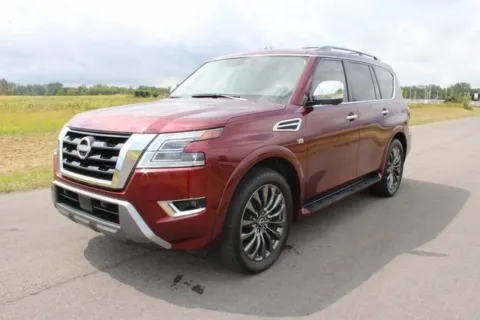 Another view of 2022 Nissan Armada Platinum for sale in Carroll, OH at Braden Cadillac GMC