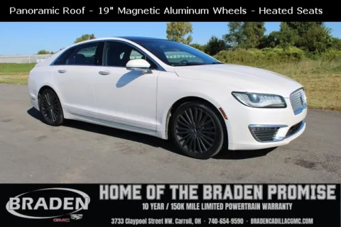 White 2017 Lincoln MKZ Reserve for sale in Carroll, OH
