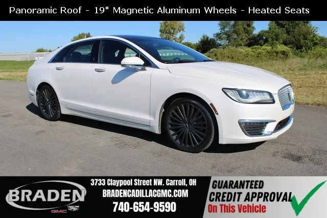 White 2017 Lincoln MKZ Reserve for sale in Carroll, OH