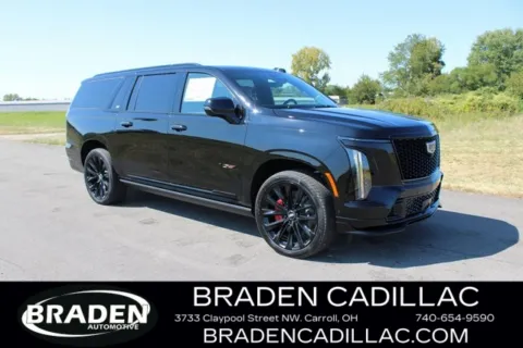 Black 2025 Cadillac Escalade ESV V-Series for sale in Carroll, OH
