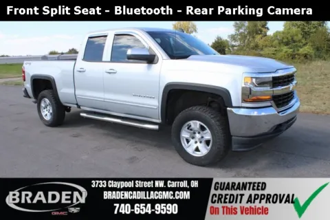Silver 2018 Chevrolet Silverado 1500 LT for sale in Carroll, OH