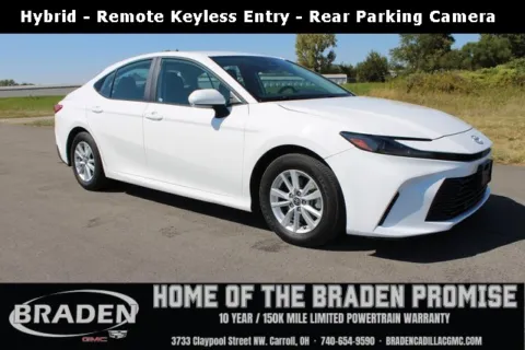 White 2025 Toyota Camry LE for sale in Carroll, OH