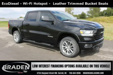 Black 2022 Ram 1500 Laramie for sale in Carroll, OH