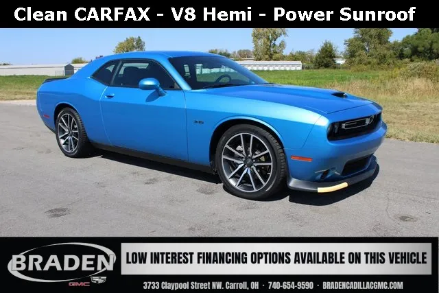 Blue 2023 Dodge Challenger R/T for sale in Carroll, OH