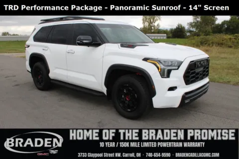 White 2025 Toyota Sequoia TRD Pro for sale in Carroll, OH