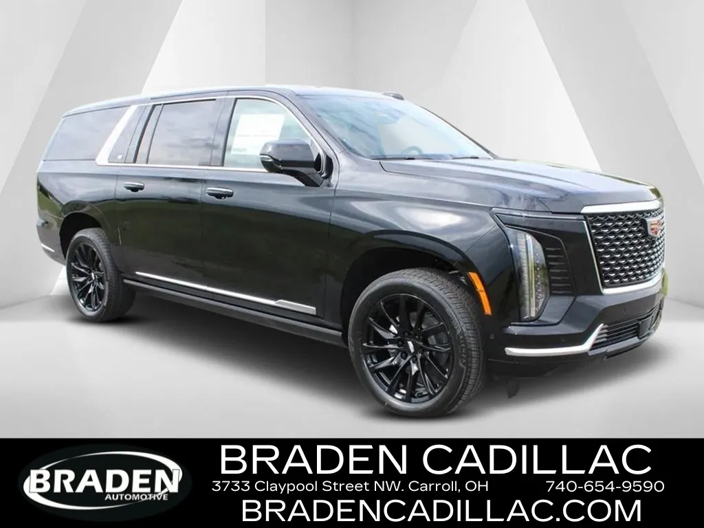 Black 2025 Cadillac Escalade ESV Premium for sale in Carroll, OH