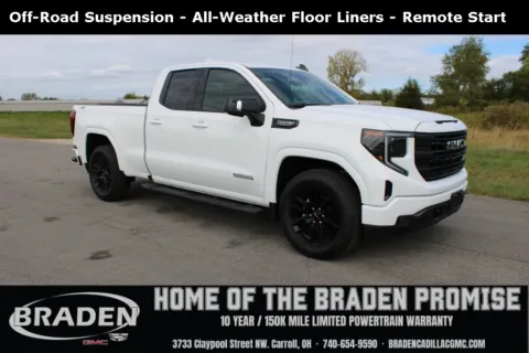 White 2025 GMC Sierra 1500 Elevation for sale in Carroll, OH