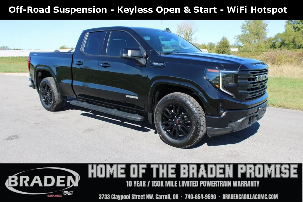 Black 2025 GMC Sierra 1500 Elevation for sale in Carroll, OH