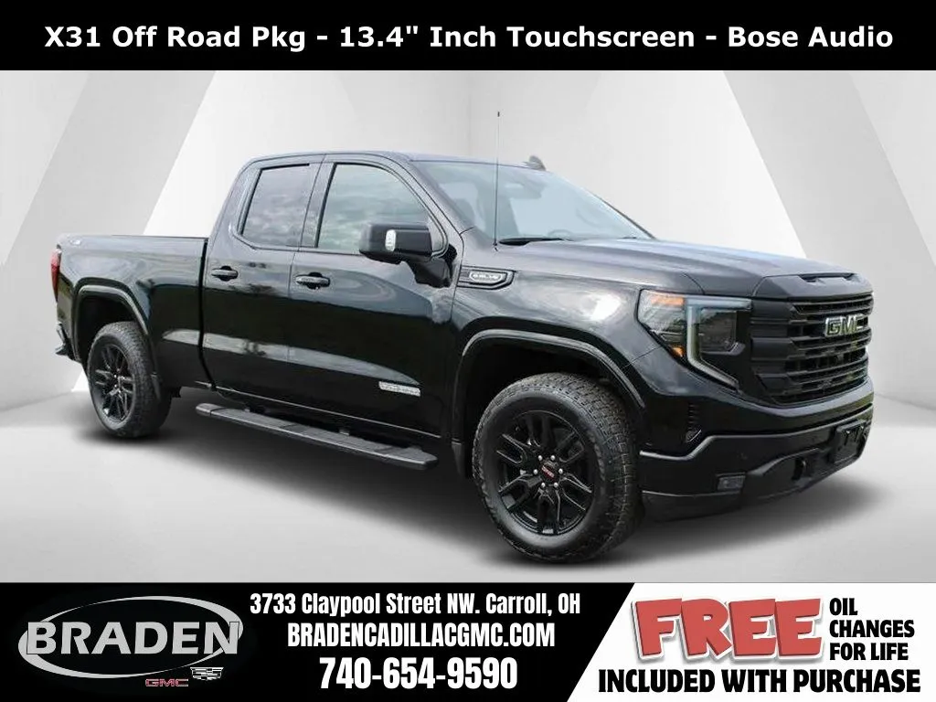 Black 2025 GMC Sierra 1500 Elevation for sale in Carroll, OH