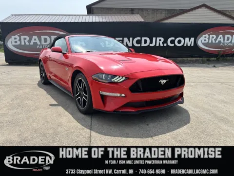 Red 2019 Ford Mustang GT Premium for sale in Carroll, OH