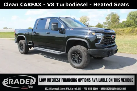 Black 2024 Chevrolet Silverado 2500HD ZR2 for sale in Carroll, OH