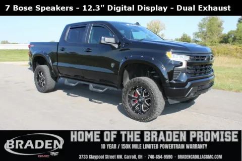 Black 2023 Chevrolet Silverado 1500 RST for sale in Carroll, OH